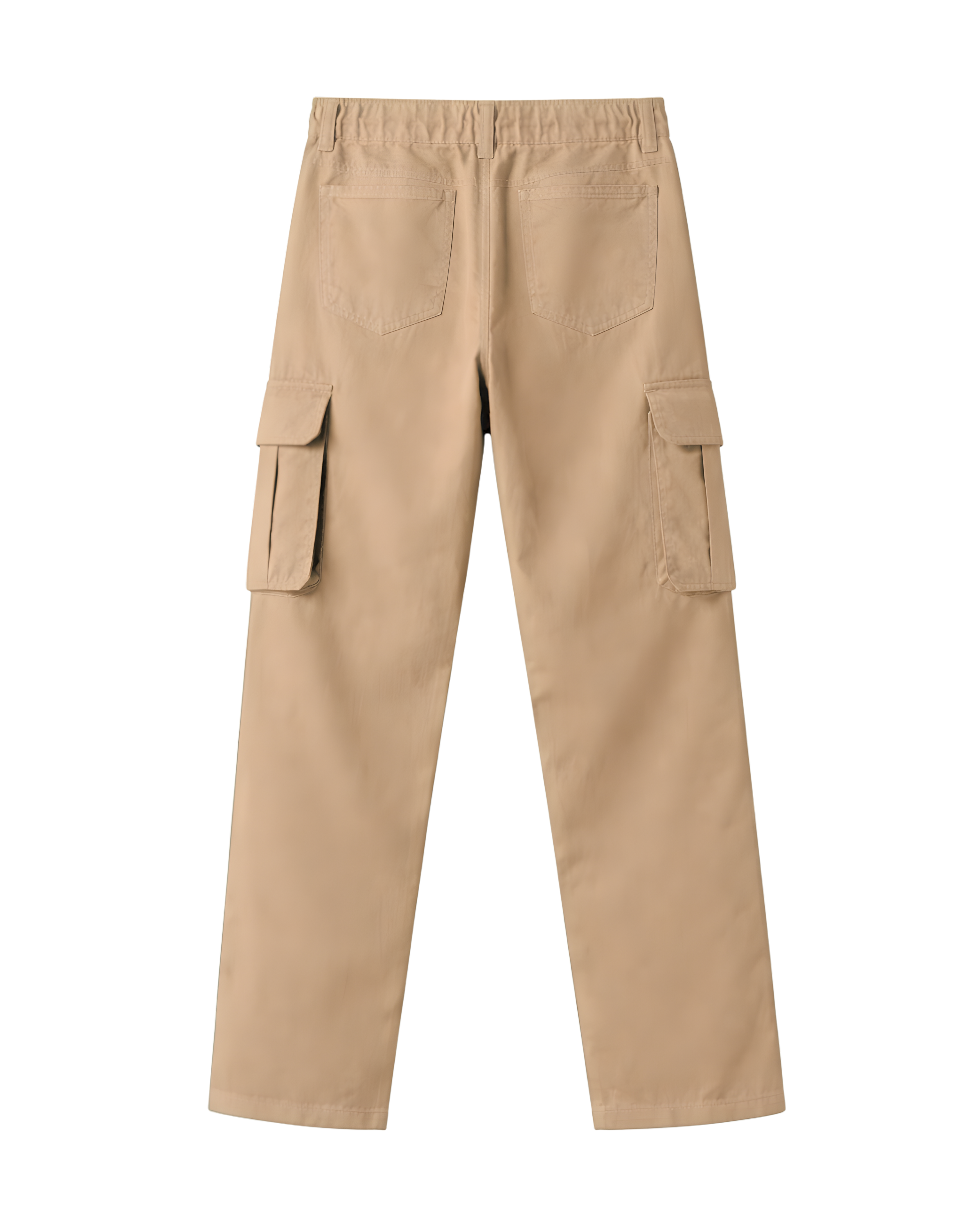 Men’s Beige Utility Cargo Trousers