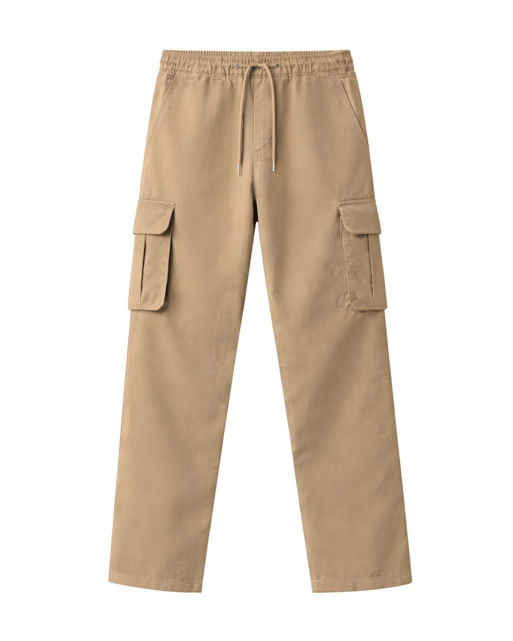 Men’s Beige Utility Cargo Trousers